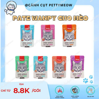 Pate gói wanpy cho mèo kén ăn - 80 gram