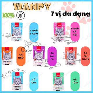PATE GÓI WANPY CHO MÈO KÉN ĂN - 80 GRAM