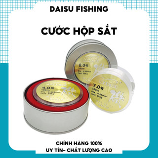Cước câu cá hộp sắt mateli 100m chuyên làm trục thẻo câu đài - daisu fishing