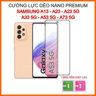 Cường lực samsung a13, a23, a23 5g, a33 5g, a53 5g, a73 5g, cường lực dẻo 9h+