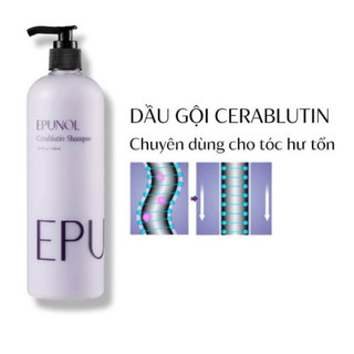 Dầu Gội Giúp Phục Hồi Tóc Hư Tổn Epunol Cerablutin Chứa Collagen Cerablutin 500ml