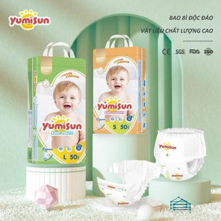 Bỉm/tã quần cao cấp yumisun 50 miếng size m đến 5xl