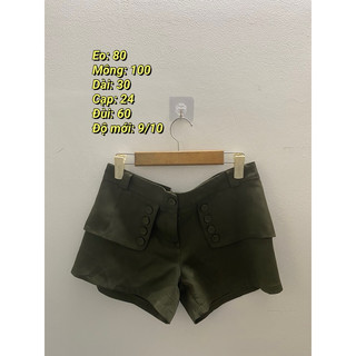 Quần đùi chất đũi, thô, linen