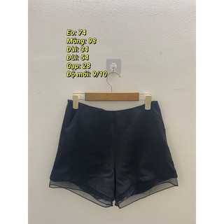 quần đùi chất đũi, thô, linen [2hand]