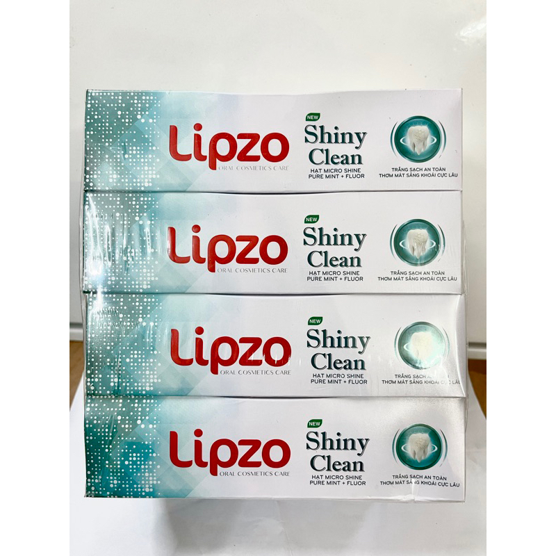 Kem Đánh Răng LIPZO Shiny Clean Vị The Mát 185g