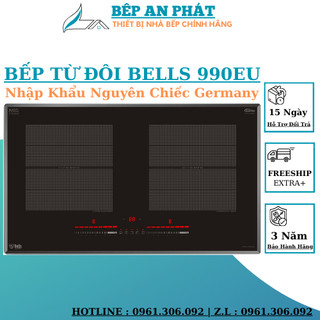 Bếp từ đôi bells ibtc990eu | nhập khẩu nguyên chiếc đức | bảo hành toàn quốc 3 năm