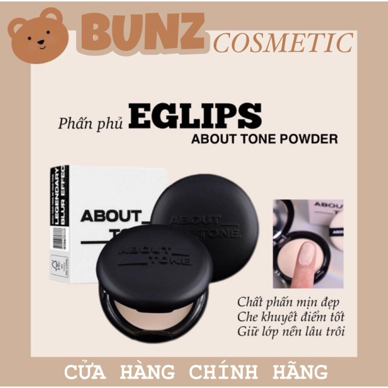Phấn phủ About Tone mẫu mới ( Eglips BLUR POWDER PACT )