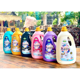 Combo 2can 4kg Nước giặt đậm đặc HygienC plus 2in1 hương nước hoa