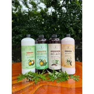 Combo dầu gội thảo dược 1000ml + dầu xả thảo dược 1000ml tùng xà bông