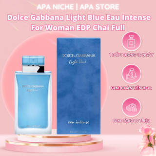 [Mã WCP062 giảm 30% đơn 120.000Đ] Nước Hoa Nữ Light Blue 𝗗𝗼𝗹𝗰𝗲 𝗚𝗮𝗯𝗯𝗮𝗻𝗮 Chai Full Apa Store