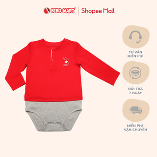 Bộ Bodysuit Body dài Tay sơ sinh Bibo's Cotton Thấm Hút Mồ Hôi, Cúc Bấm Tiện Dụng