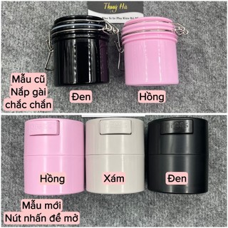 Hũ đựng keo nối mi 3 ngăn (250ml), bảo quản keo nối mi, mực phun xăm (Hũ nắp bật-nắp bấm) - Thúy Hà