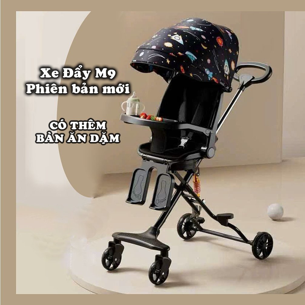 Xe đẩy nâng cấp M9 2 chiều 3 tư thế ngả sâu có giảm sóc cho bé yêu