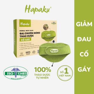 Đai Chườm Thảo Dược Cổ Gáy Hapaku, Giảm Đau Nhức Mỏi Cổ Gáy, Thư Giãn Ngủ Ngon