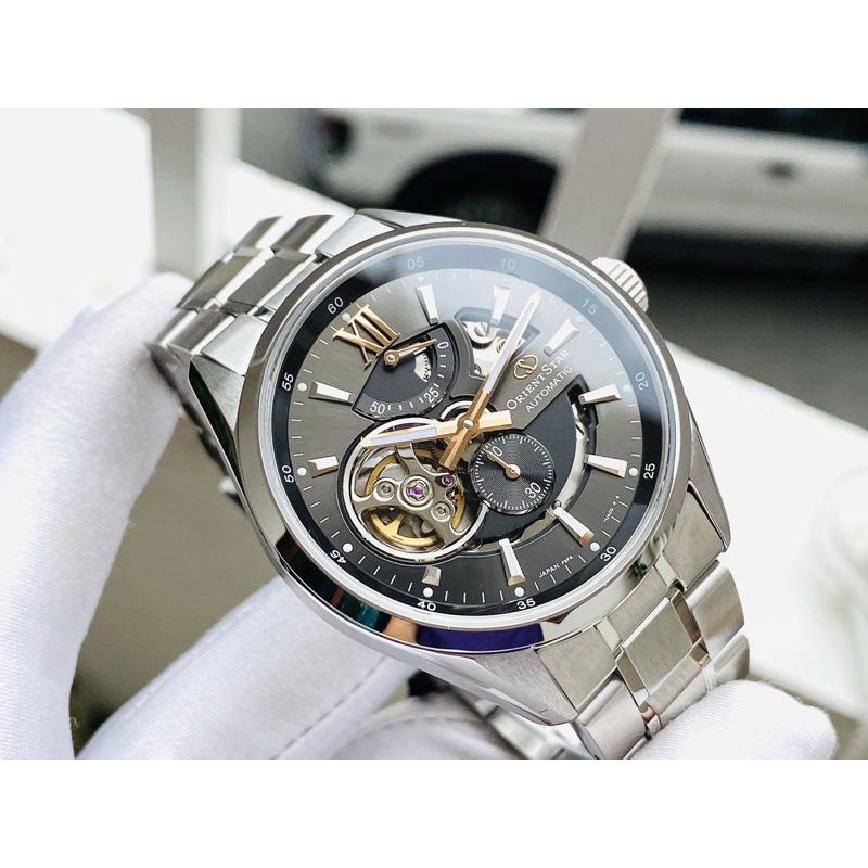 ĐỒNG HỒ NAM CHÍNH HÃNG Orient Star RE-AV0004N (AV0004N00B) Automatic Skeleton Joker Grey Dial Sapphi
