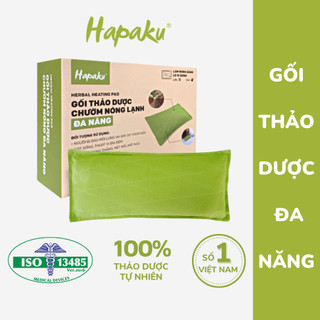 Gối Thảo Dược Chườm Nóng Lạnh Hapaku, Giảm Đau Vai Gáy Cổ, Giảm Đau Bụng Kinh