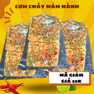 COMBO 3 BỊCH CƠM CHÁY MẮM HÀNH mỗi bịch 220gr tổng hơn 600gr