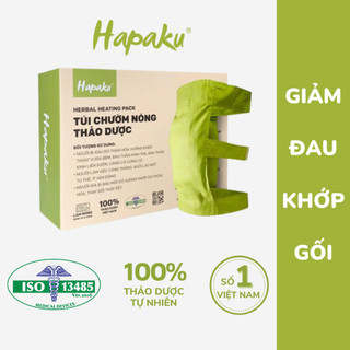 Túi Chườm Nóng Thảo Dược Đầu Gối Hapaku, Giảm Đau Khớp Gối, Căng Cứng Cơ, Làm Nóng Bằng Lò Vi Sóng