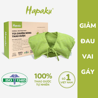 Túi Chườm Nóng Thảo Dược Vai Gáy HAPAKU, Giảm Đau Vai Gáy Cổ, Gối Thảo Dược Làm Nóng Bằng Lò Vi Sóng