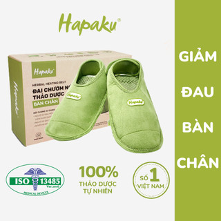 Đai Chườm Nóng Thảo Dược Bàn Chân Hapaku, Giảm Nhức Mỏi Tê Lạnh Bàn Chân, Làm Nóng Bằng Điện