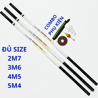 Cần câu tay 3h double fish - cần câu cá/ câu đài chất lượng - giá rẻ - cần câu rút gọn đủ size - shiwa cá trắng