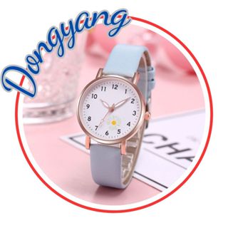 Đồng Hồ Đeo Tay Nữ Mặt Hoa Cúc Nhỏ Phong Cách Hàn Quốc Dáng Vintage DH13