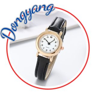 Đồng Hồ Nữ Dây Da Mặt Nhỏ Thời Trang Basic Dễ Phối Đồ DH15