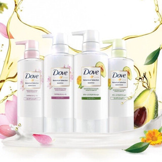 Dầu xả Dove Botanical Selection Phục Hồi Hư Tổn Từ Bơ & Dầu Argan 500g