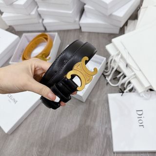 Dây nịt, thắt lưng nữ ce line bản 2.5cm full box, túi giấy hãng