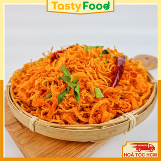 Khô Gà Lá Chanh Tasty Food Hũ 300G | Hàng chất lượng lượng hạng