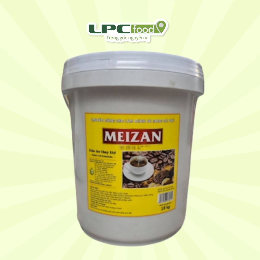 Bơ Meizan nhãn vàng 18kg - Bơ lạt thực vật đa năng, làm bánh, rang cà phê, nổ bỏng ngô - LPCfood