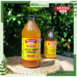 Giấm táo hữu cơ Bragg - dấm táo hữu cơ Bragg - 946ml