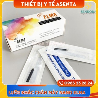 Lưỡi khắc chân mày Nano Elma cao cấp, dao điêu khắc lông mày - 10 cái