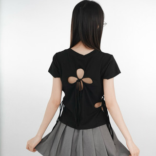 Lollie studio - áo thun cộc tay cut out 4 cánh lolliemade tkp212