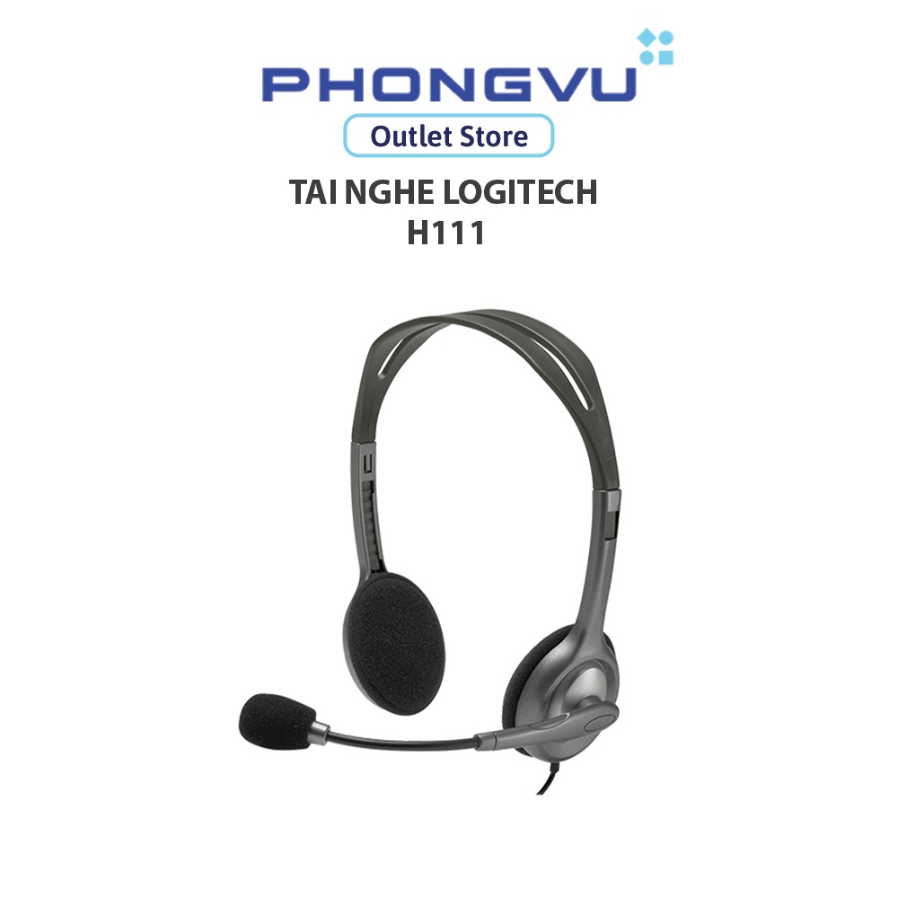 Tai nghe On-ear Logitech H111 - Bảo hành 12 tháng