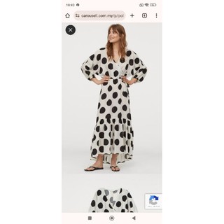 Đầm linen của H & M size L XL