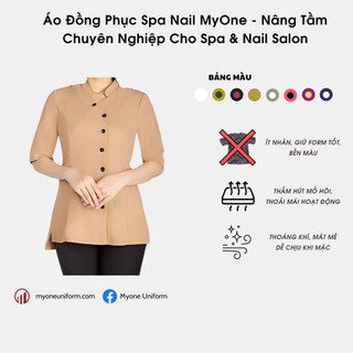 Áo Đồng Phục Spa Nail MyOne - Nâng Tầm Chuyên Nghiệp Cho Spa & Nail Salon