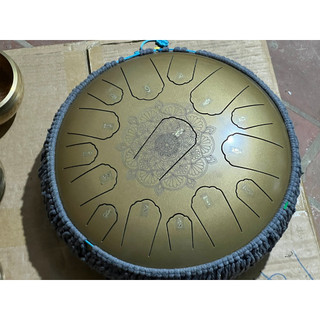 Trống Tank Drum - Trống Không Linh 15 Nốt Chính Hàng Màu Đen - Tặng Full Phụ Kiện