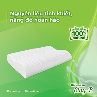 Gối cao su thiên nhiên kim cương Siny B 39x59cm