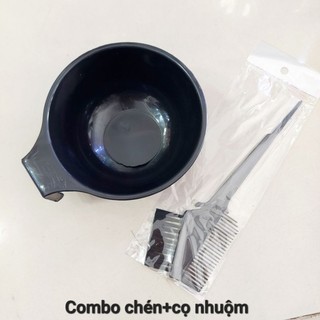 Combo chén + cọ nhuộm tóc sử dụng tại nhà