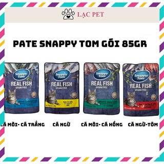 Pate Mèo SnappyTom Nhiều Vị Gói 85g - Thức ăn cho mèo trưởng thành