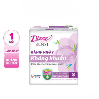 Băng vệ sinh hàng ngày Diana Sensi Slim Fit 8 miếng