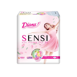 Băng vệ sinh Diana Sensi siêu mỏng có cánh 8 miếng
