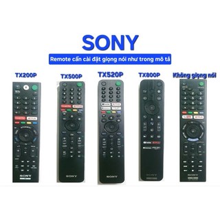 Remote điều khiển tivi SONY có giọng nói chính hãng (Giá rẻ - Micro điều khiển giọng nói).