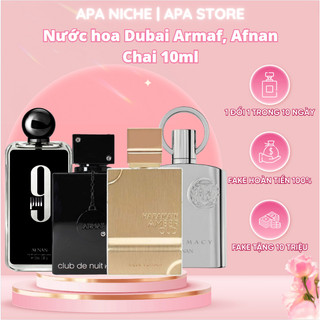 Nước Hoa Dubai 10ml, Hương Thơm Sang Trọng Đẳng Cấp Dành Cho Nam
