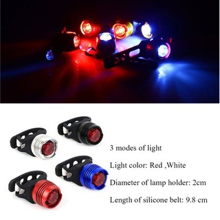 Đèn led xe đạp móc đa năng -đèn hậu xe đạp