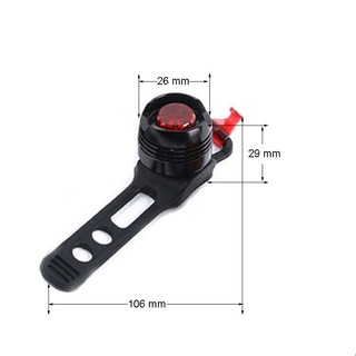 Đèn led xe đạp móc đa năng -đèn hậu xe đạp