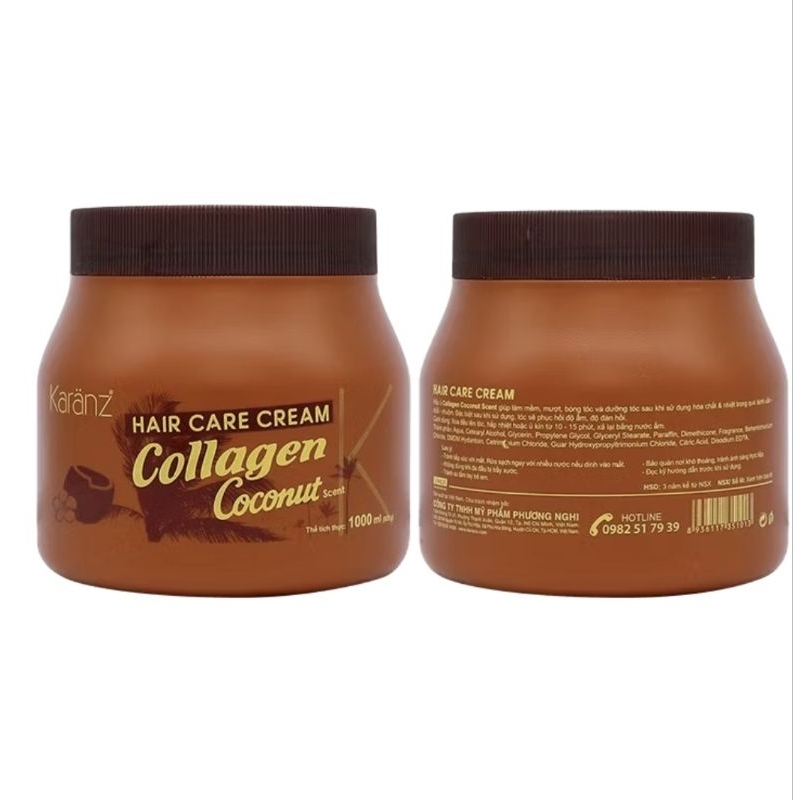 Hấp dầu Collagen Karanz nâu, dừa, bơ, kiwi 900ml#hapdau#xatoc