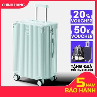 Vali khoá kéo ks-218 vali du lịch size 20/24inch tiện ích ,sang trọng, bảo hành 5 năm