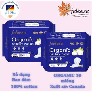 Băng vệ sinh Feleese thảo dược cotton 10 miếng- Canada